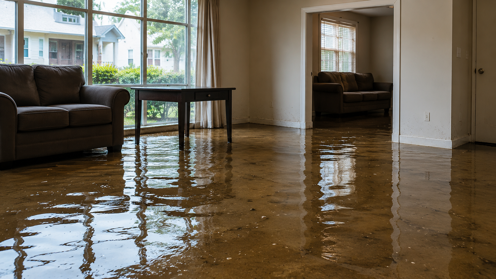 Daños por agua en Texas por tormentas, inundaciones y tuberías rotas